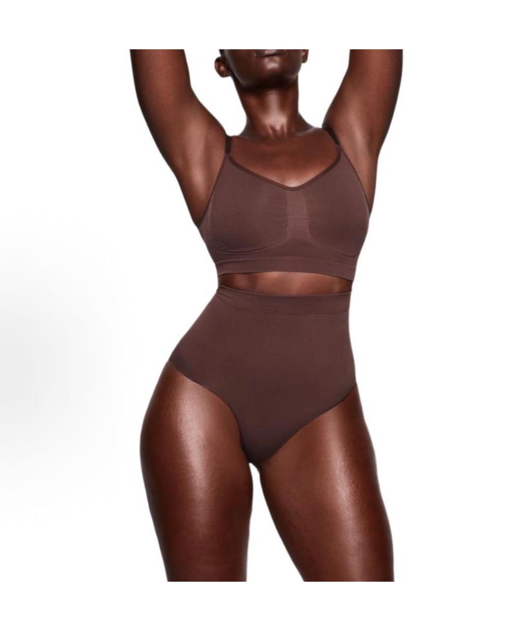 SKIMS Коричневые трусы, фото 2