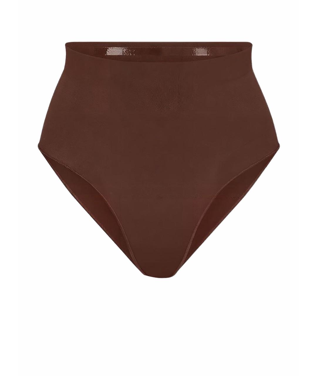 SKIMS Коричневые трусы, фото 1