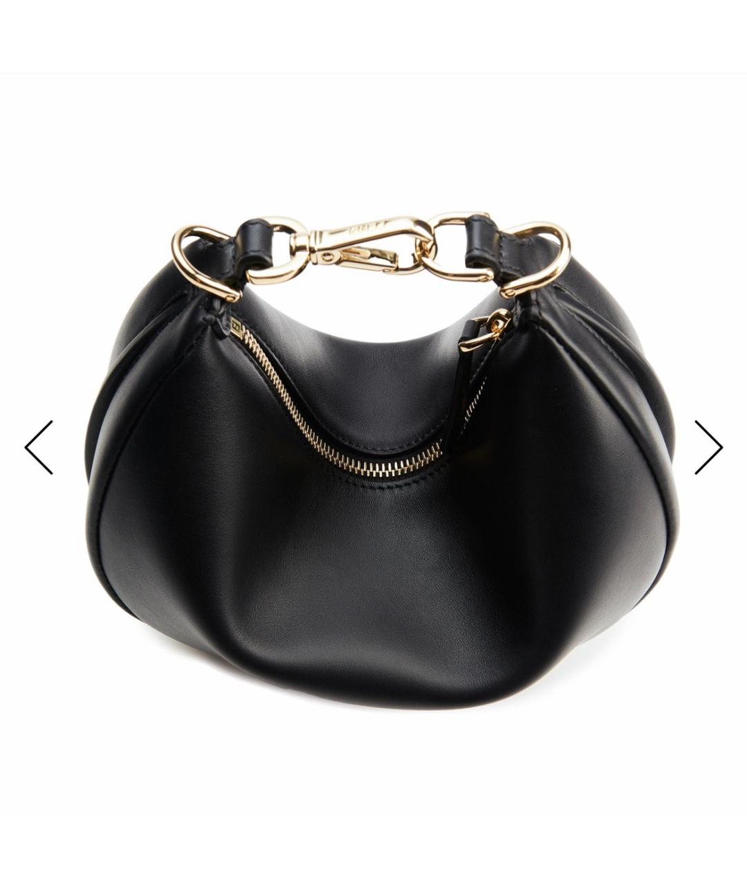 FENDI Черная кожаная сумка через плечо, фото 3