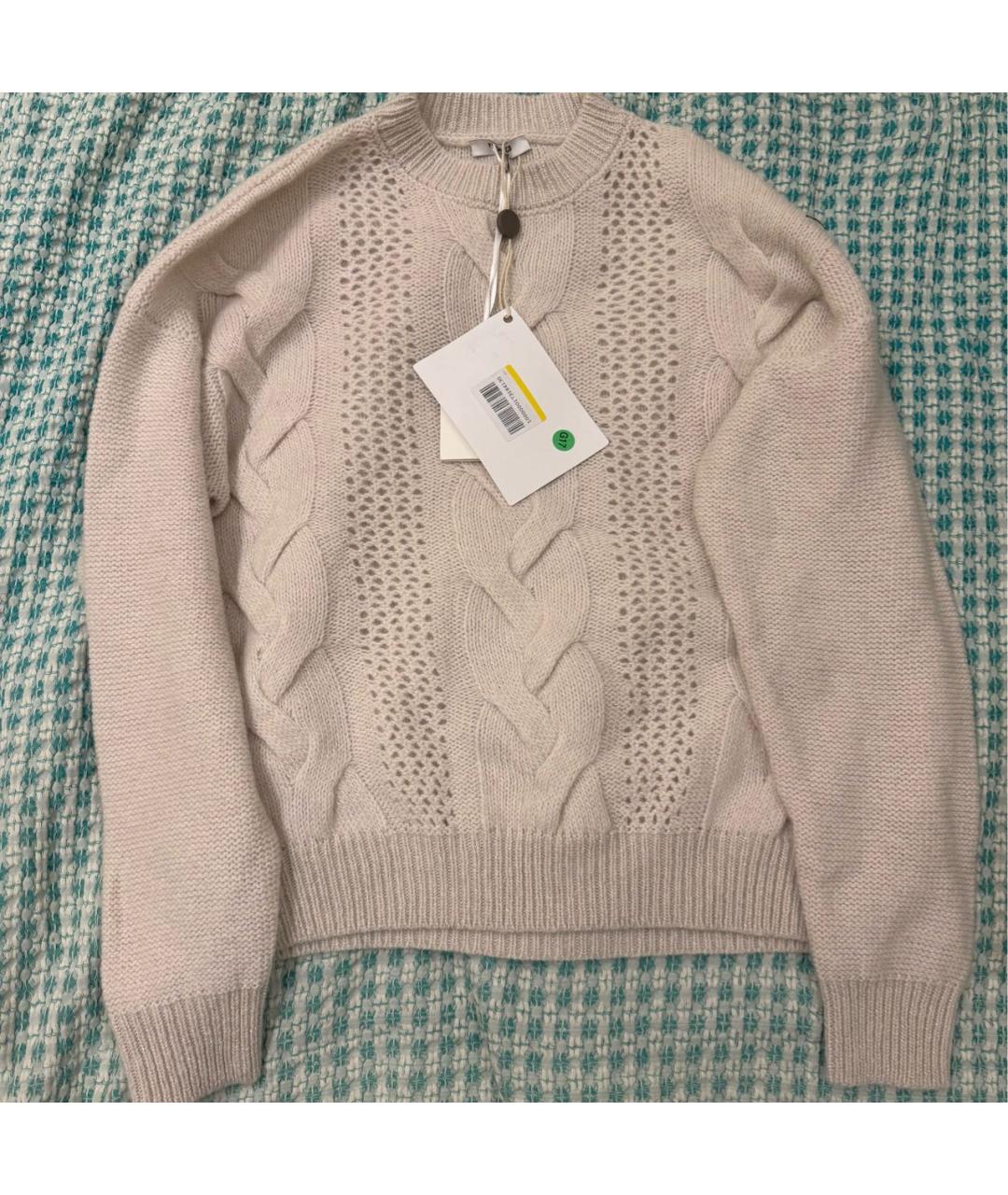 PESERICO Бежевый кашемировый джемпер / свитер, фото 2