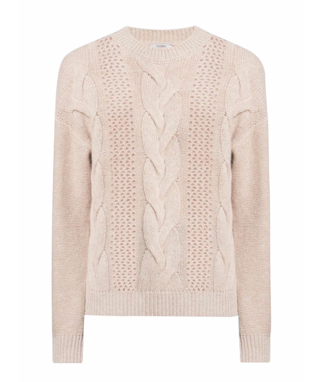 PESERICO Бежевый кашемировый джемпер / свитер, фото 1