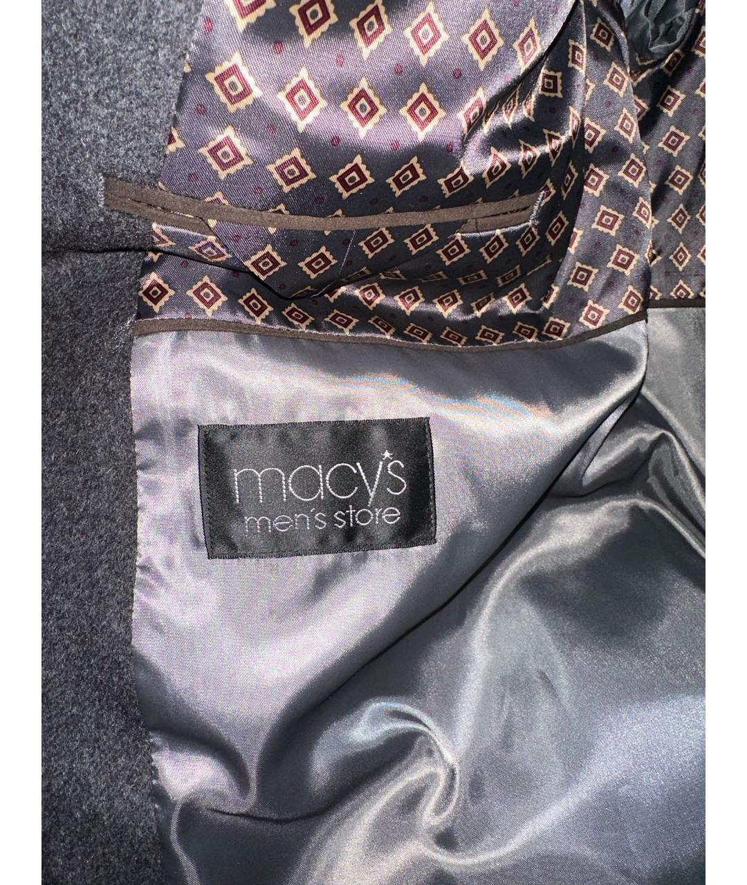 RALPH LAUREN Серый шерстяной пиджак, фото 7