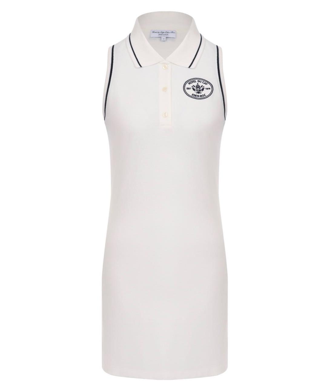 SPORTY AND RICH Белое хлопковое повседневное платье, фото 7