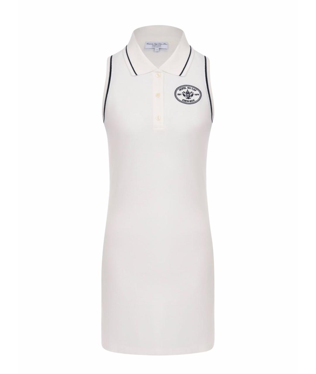 SPORTY AND RICH Белое хлопковое повседневное платье, фото 1