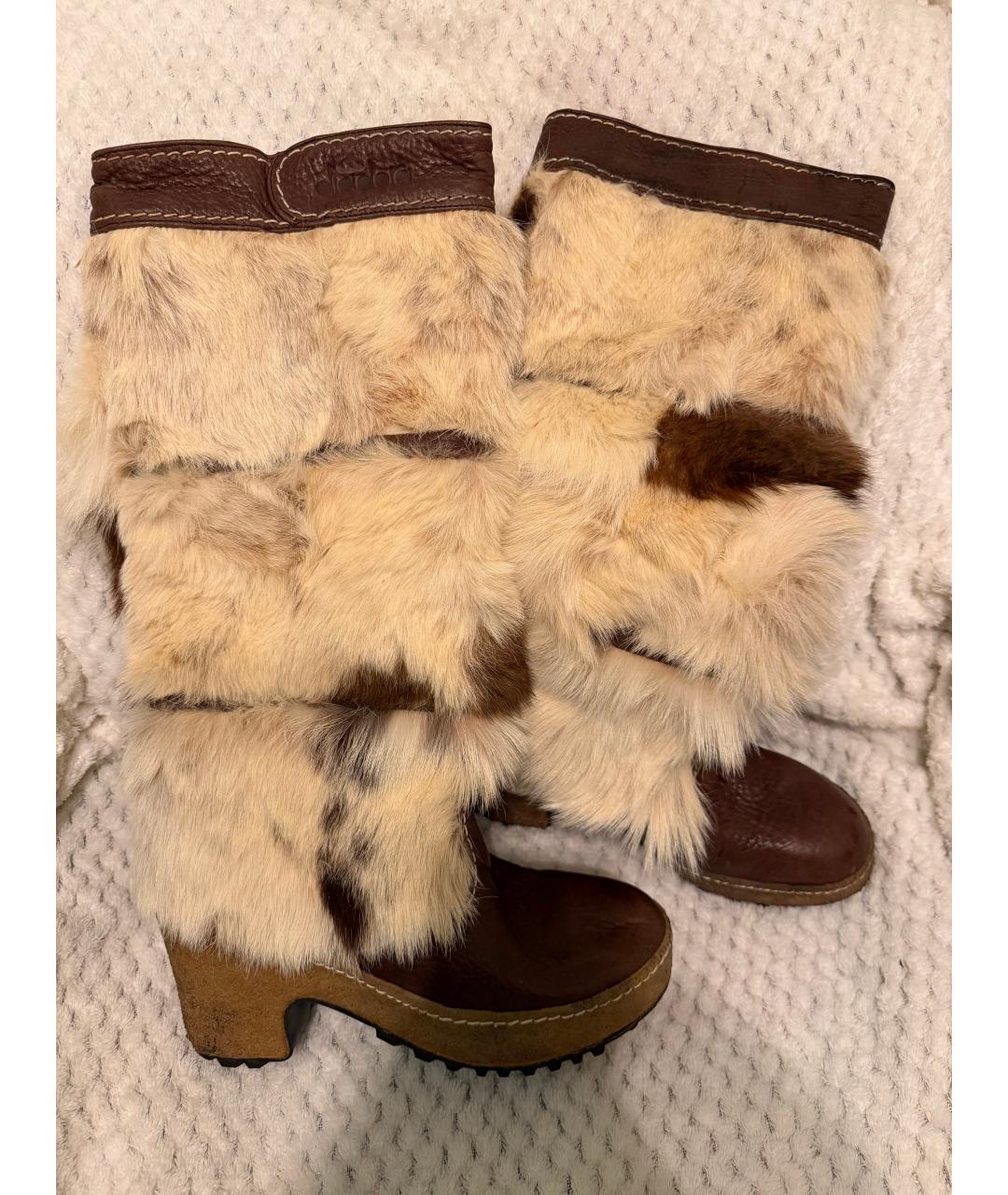 DIADORA HERITAGE Коричневые кожаные сапоги, фото 6