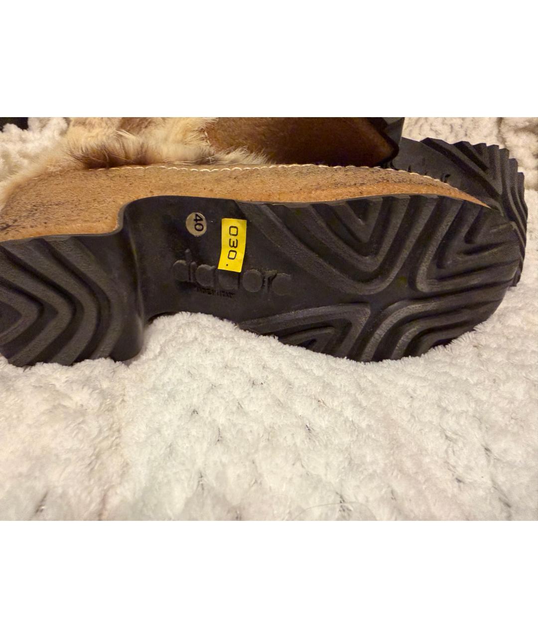 DIADORA HERITAGE Коричневые кожаные сапоги, фото 5