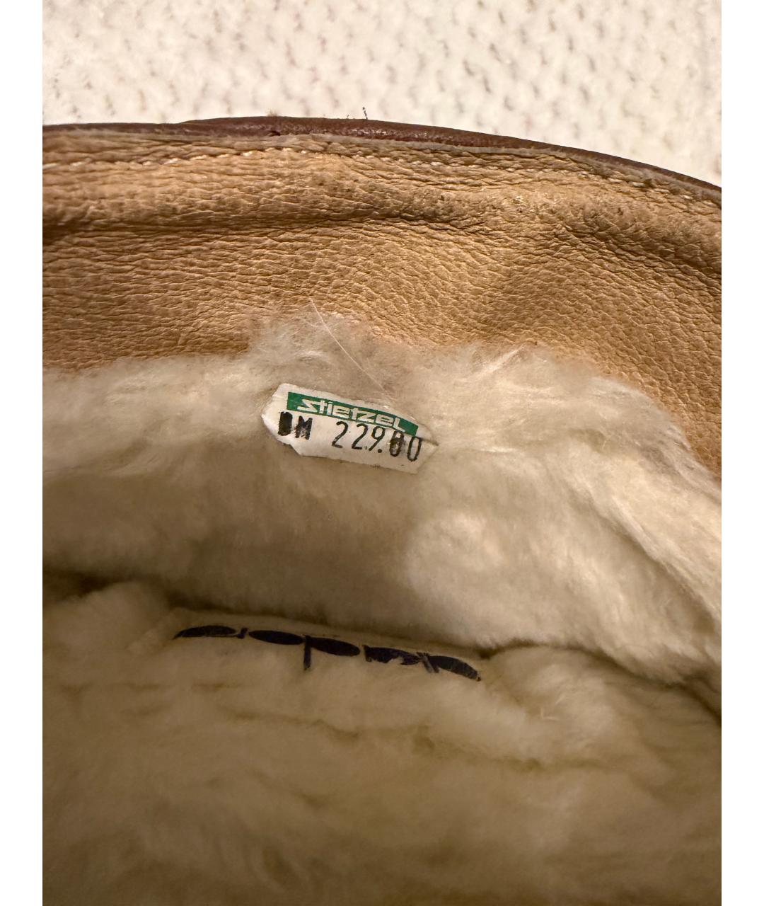 DIADORA HERITAGE Коричневые кожаные сапоги, фото 4