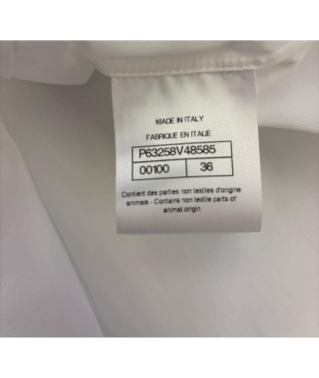 CHANEL Белая хлопковая рубашка, фото 5