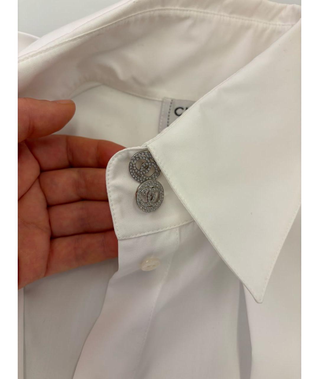 CHANEL Белая хлопковая рубашка, фото 3