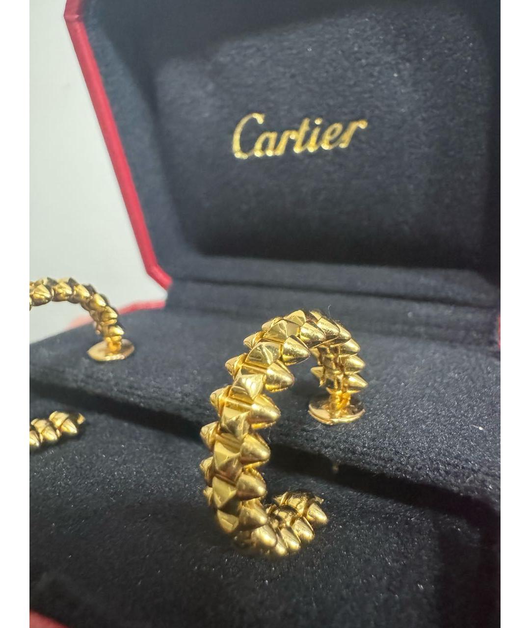 CARTIER Золотые серьги из розового золота, фото 3