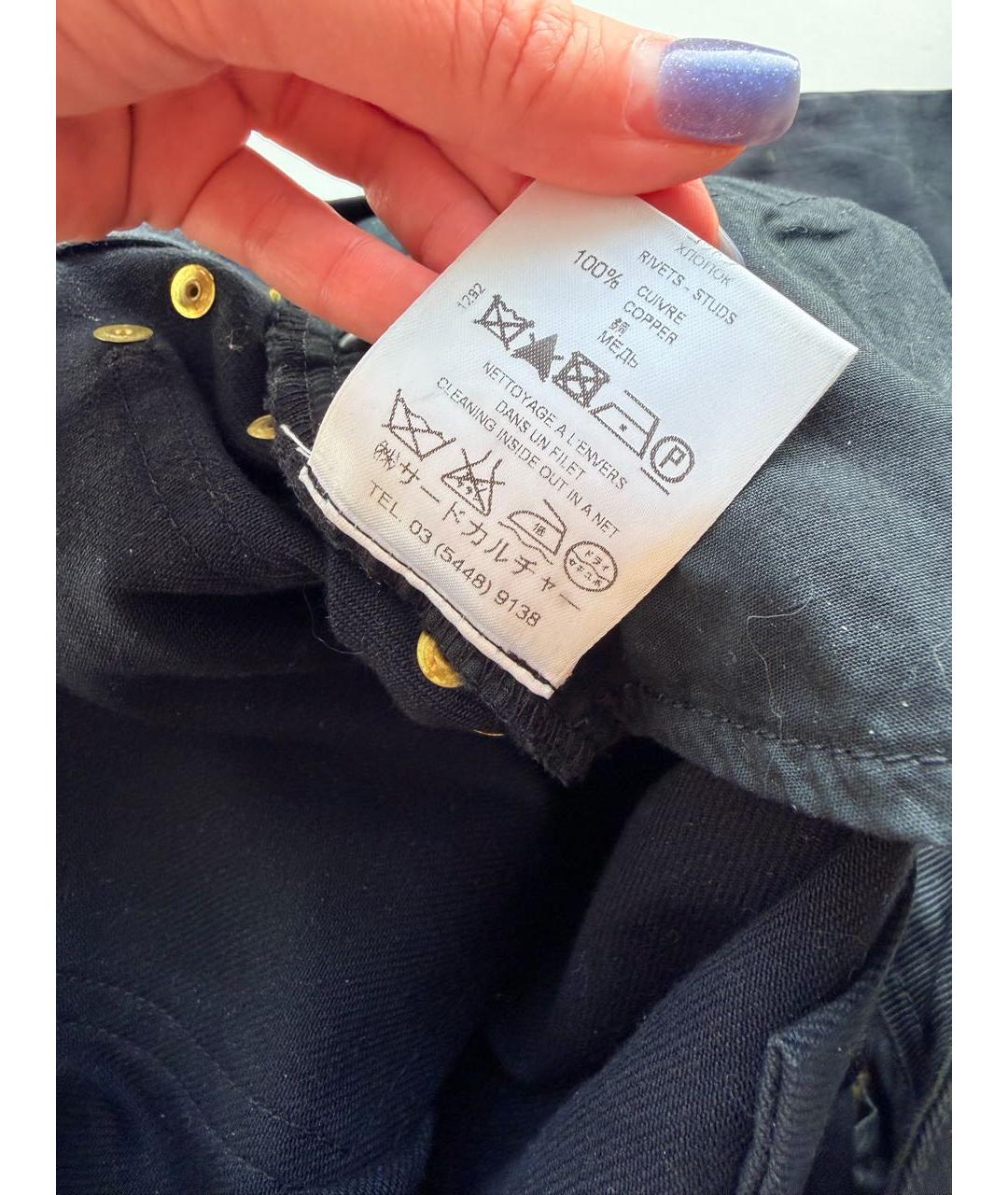 GIVENCHY Черные хлопко-эластановые джинсы слим, фото 6