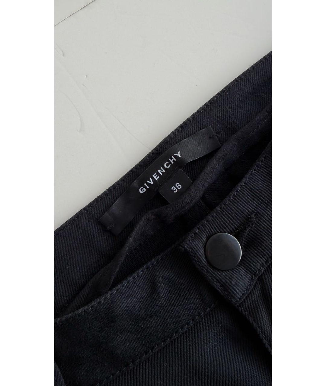 GIVENCHY Черные хлопко-эластановые джинсы слим, фото 4