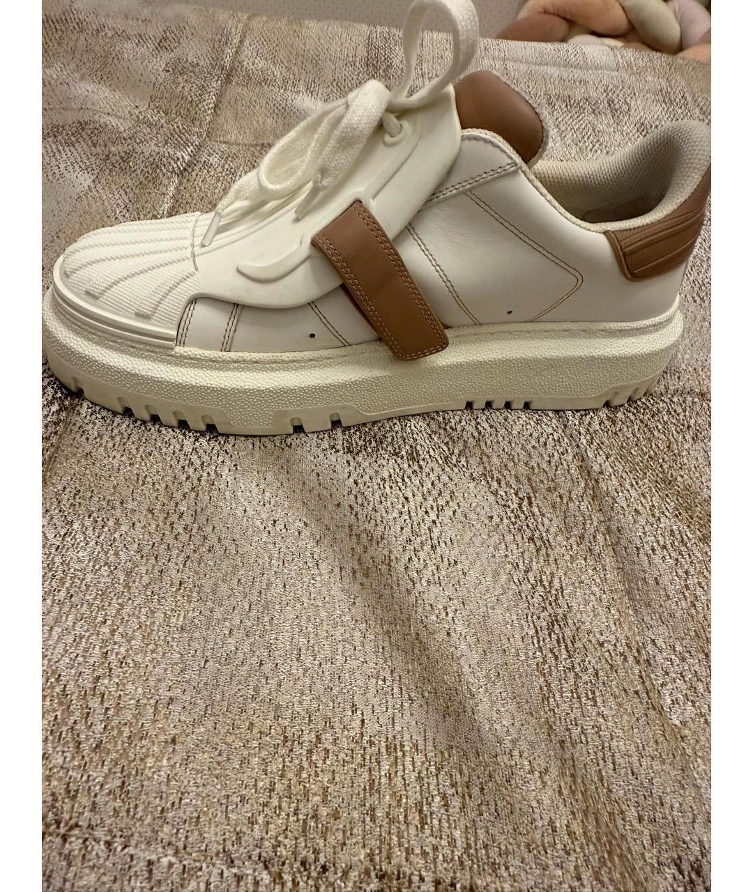 CHRISTIAN DIOR Белые кожаные кеды, фото 5