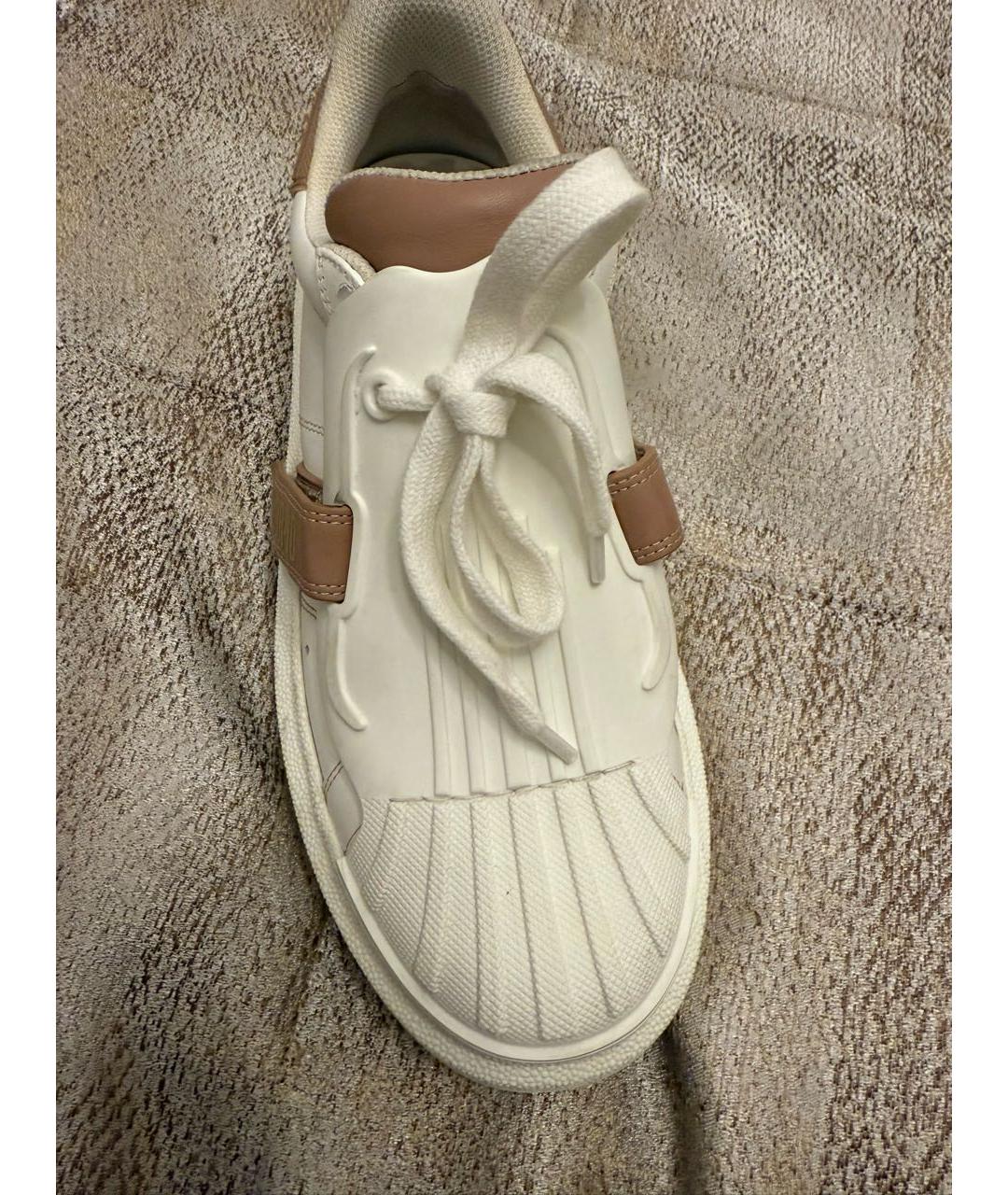 CHRISTIAN DIOR Белые кожаные кеды, фото 3