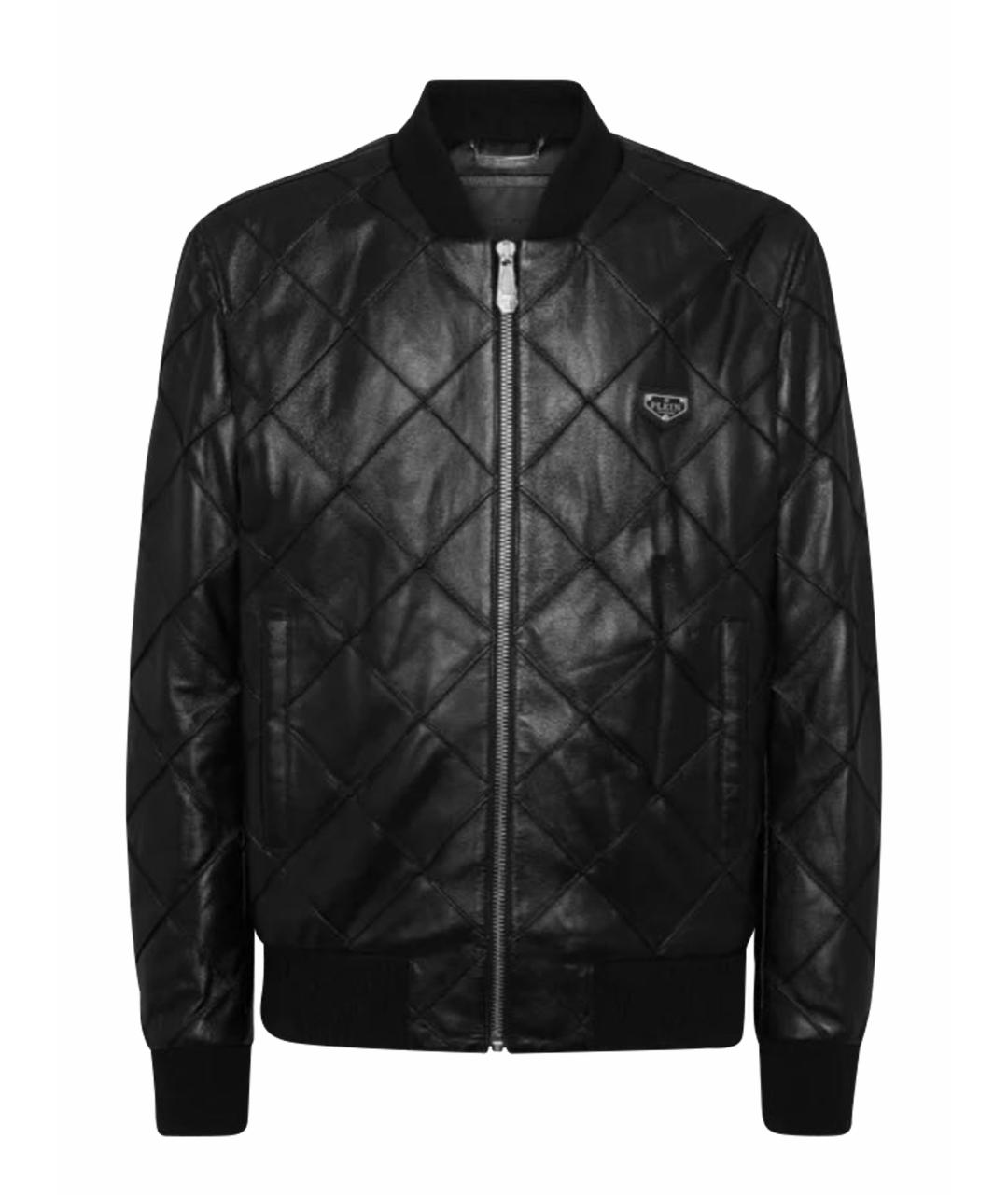 PHILIPP PLEIN Черная кожаная куртка, фото 10