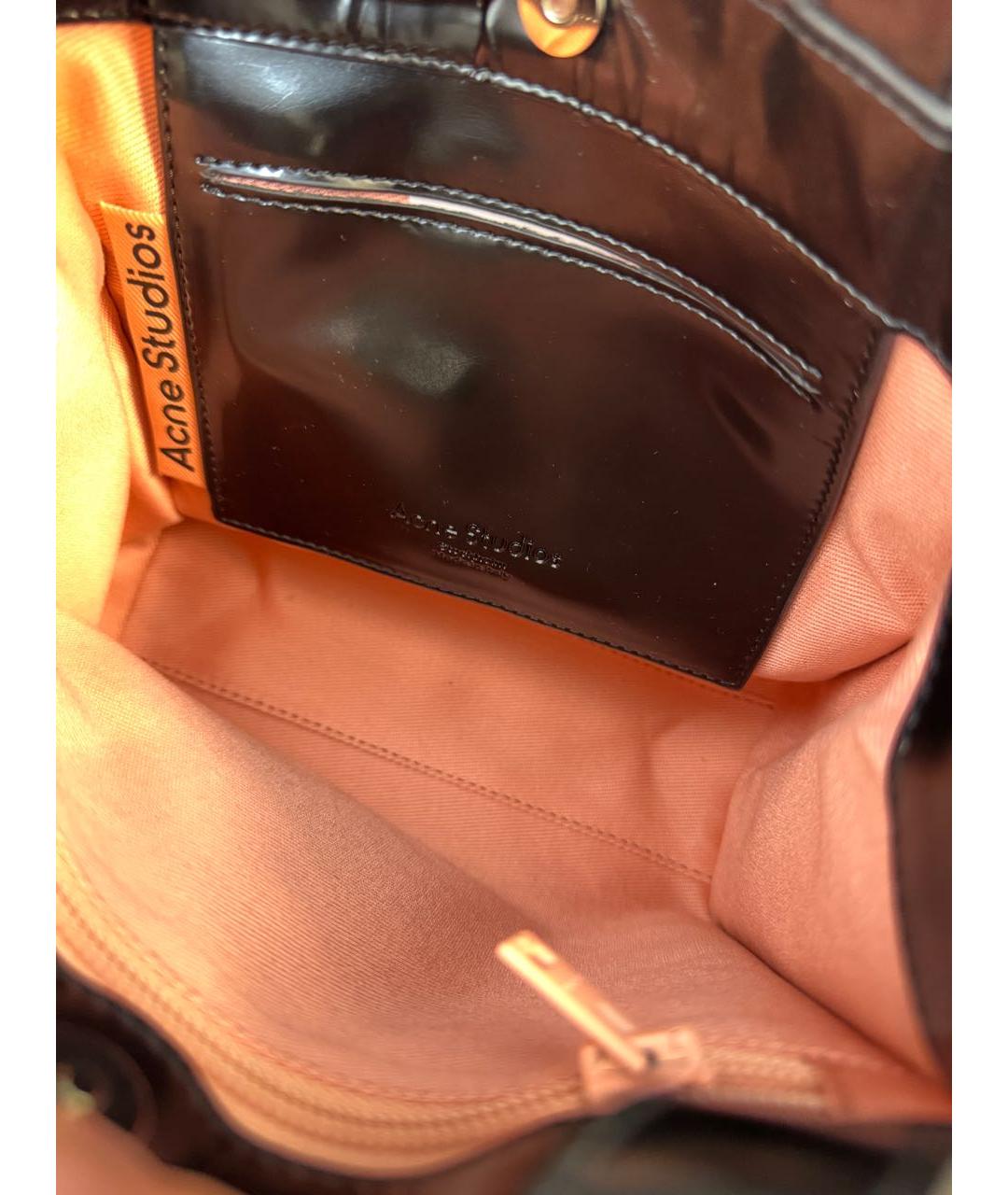 ACNE STUDIOS Черная сумка тоут из искусственной кожи, фото 5