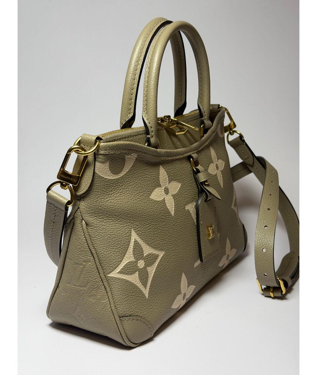 LOUIS VUITTON Бежевая кожаная сумка через плечо, фото 2