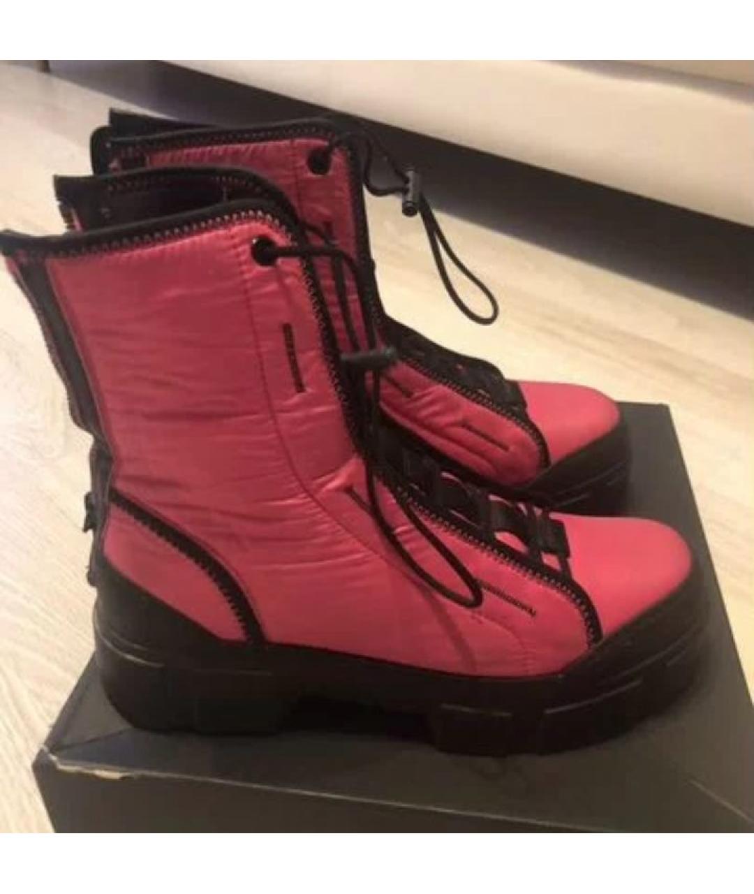 VIC MATIE Розовые текстильные ботинки, фото 5