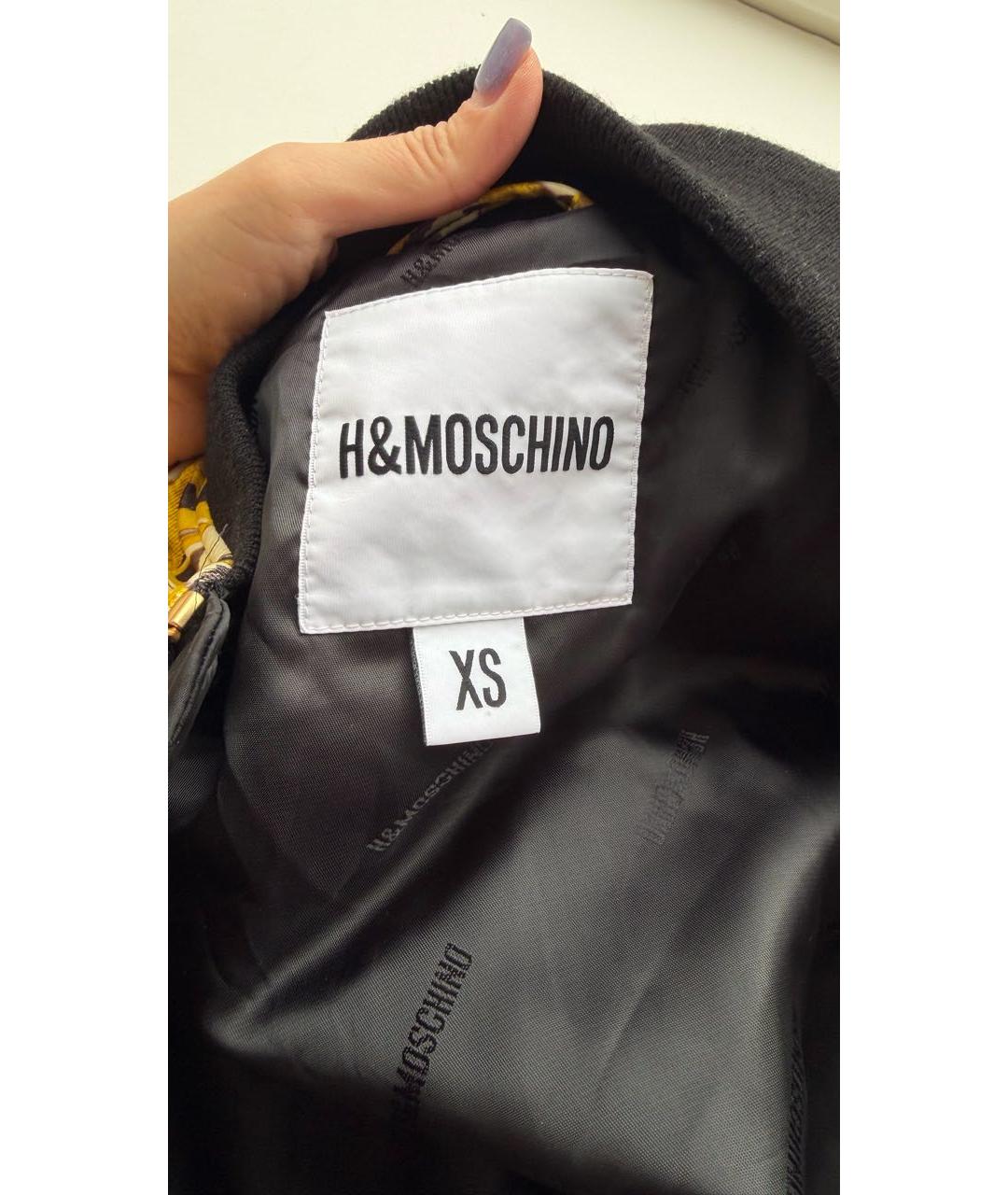 BOUTIQUE MOSCHINO Мульти полиэстеровая куртка, фото 6