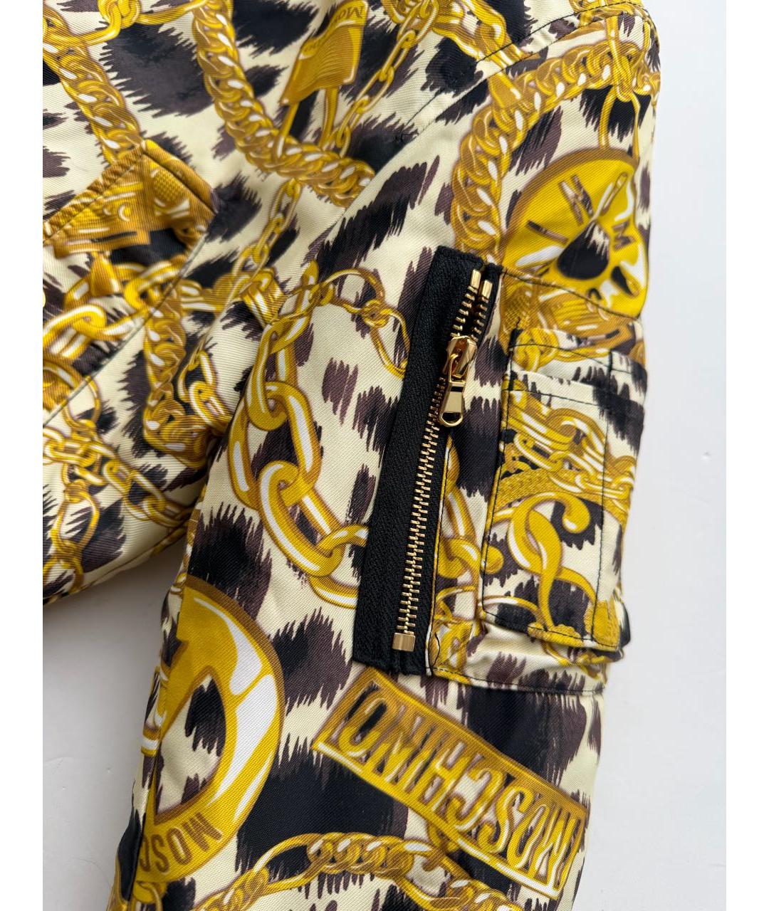 BOUTIQUE MOSCHINO Мульти полиэстеровая куртка, фото 3