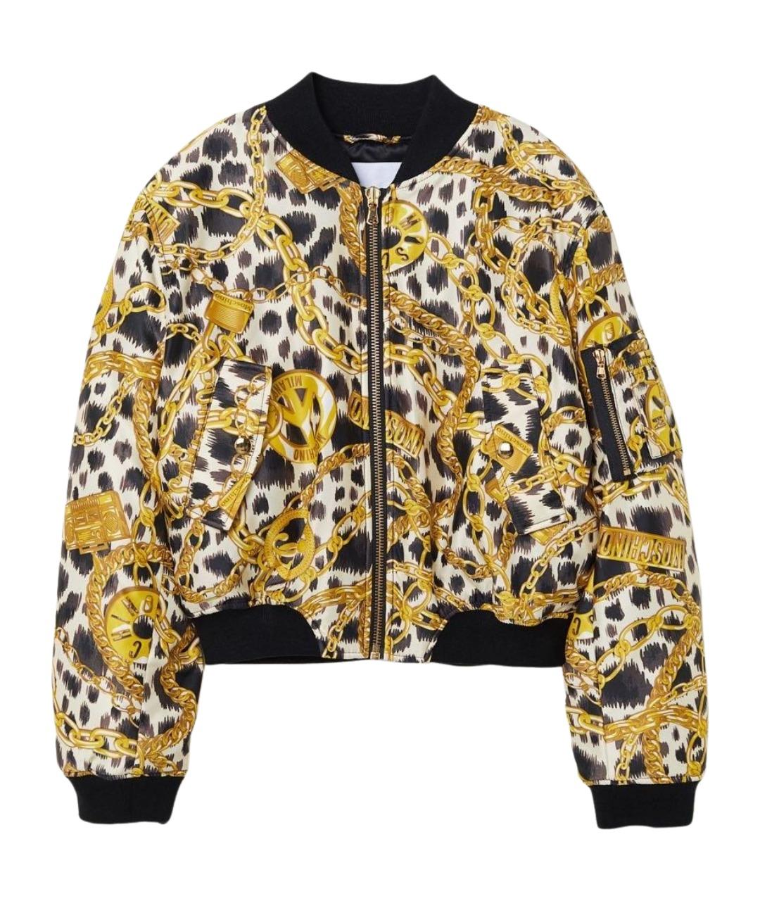 BOUTIQUE MOSCHINO Мульти полиэстеровая куртка, фото 1