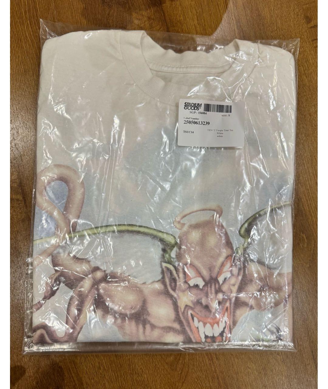 CACTUS JACK BY TRAVIS SCOTT Белая хлопковая футболка, фото 4