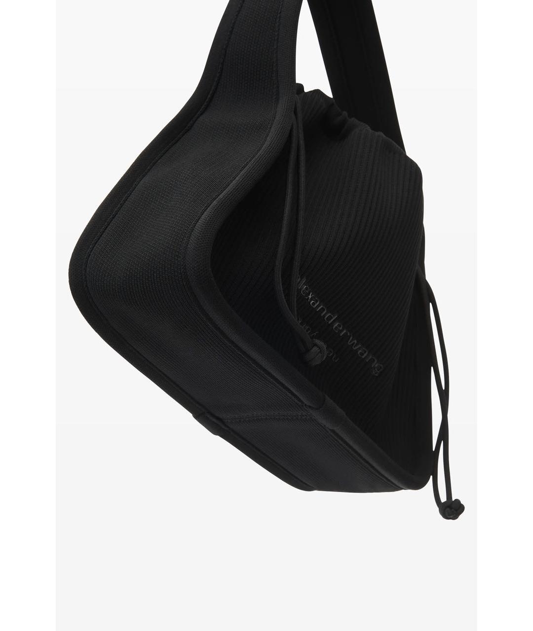 ALEXANDER WANG Черная синтетическая сумка с короткими ручками, фото 2