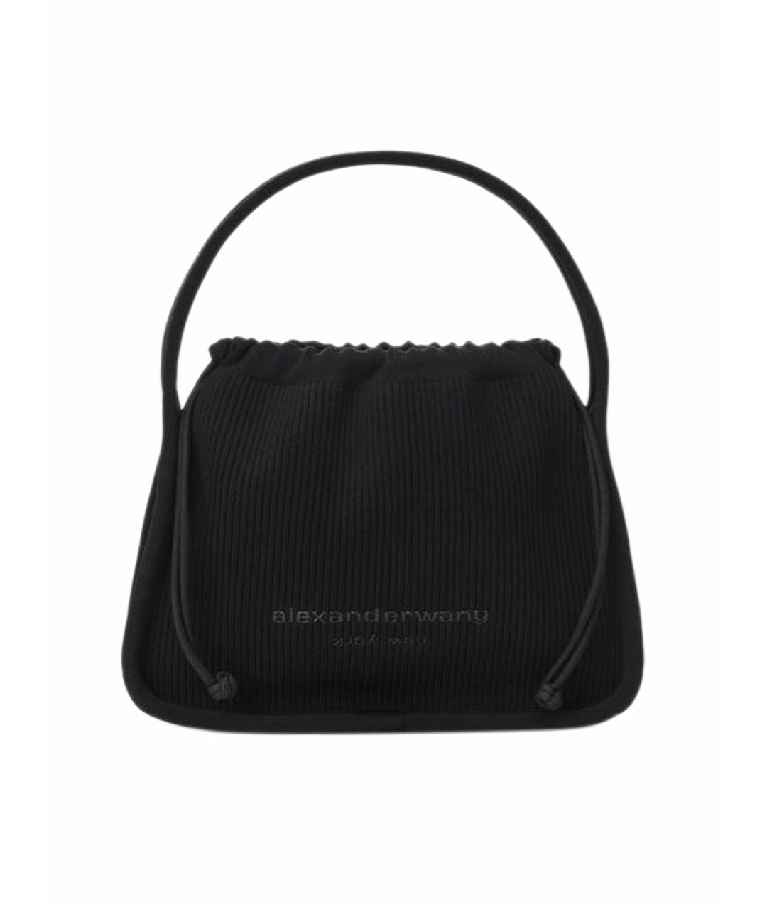 ALEXANDER WANG Черная синтетическая сумка с короткими ручками, фото 1