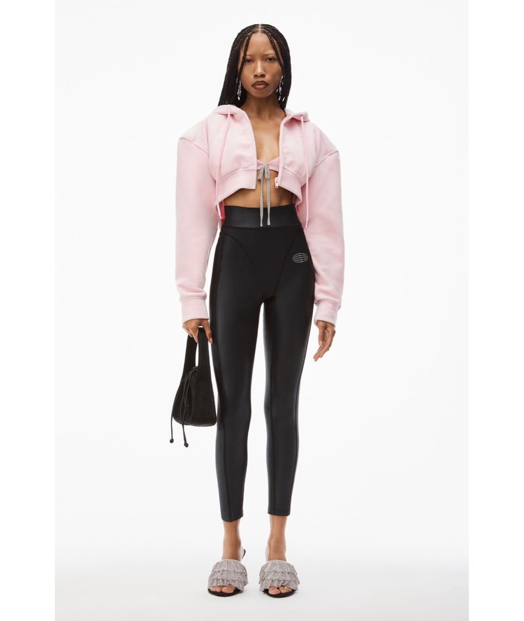 ALEXANDER WANG Черная синтетическая сумка с короткими ручками, фото 5