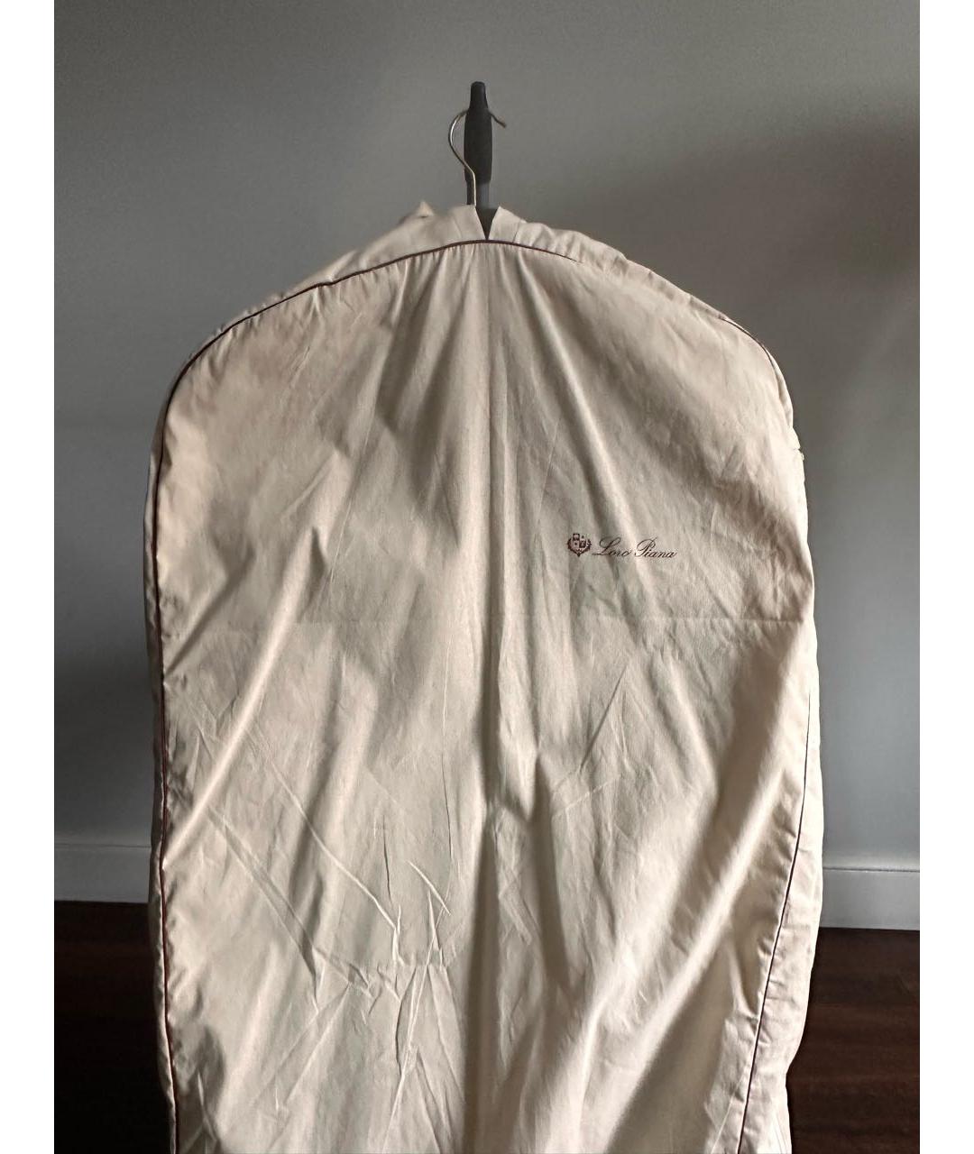 LORO PIANA Серое шерстяное пальто, фото 8