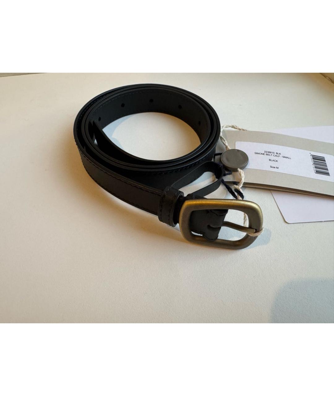 GABRIELA HEARST Черный кожаный ремень, фото 6