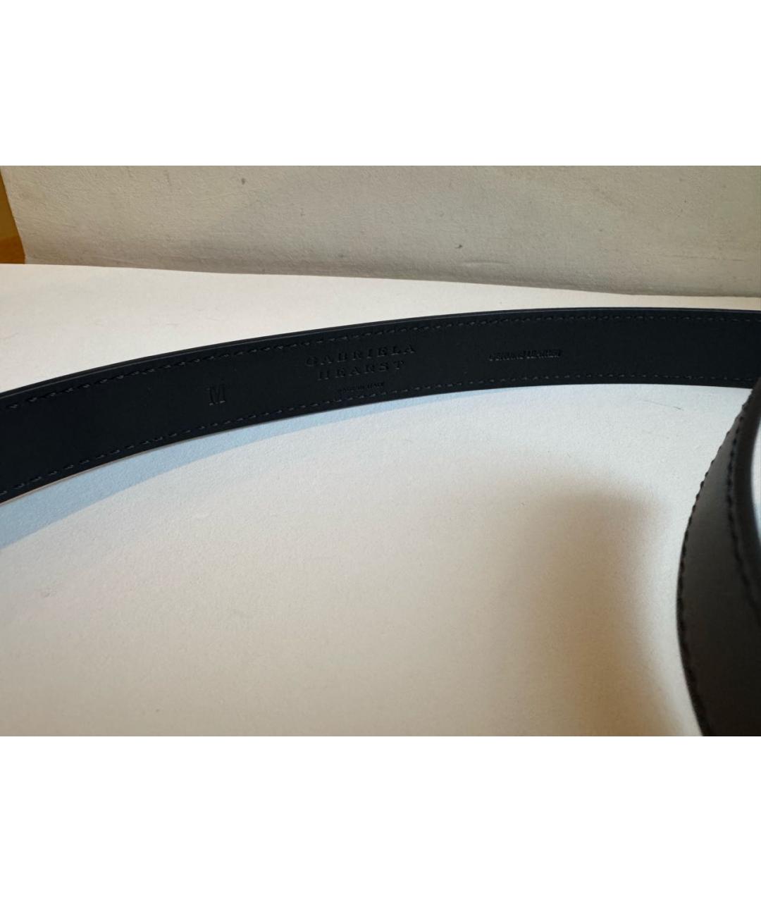 GABRIELA HEARST Черный кожаный ремень, фото 3