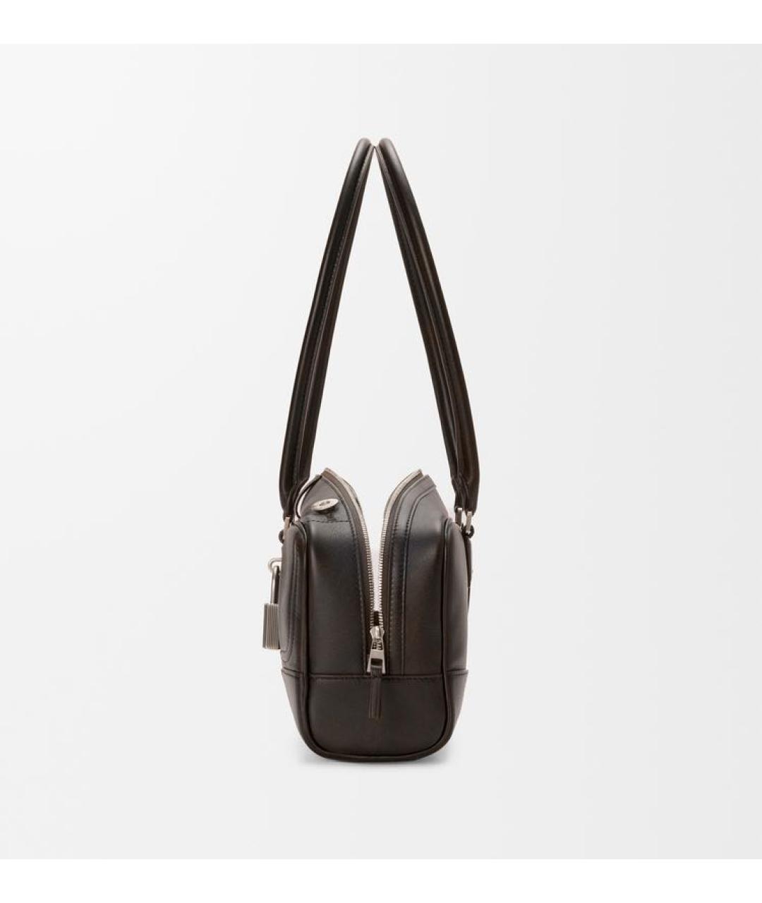 LOEWE Коричневая кожаная сумка через плечо, фото 5