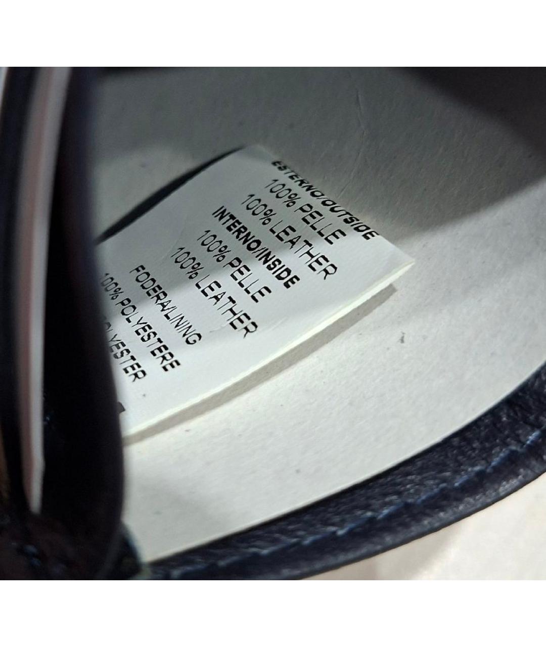 UNGARO Темно-синий кожаный кардхолдер, фото 3