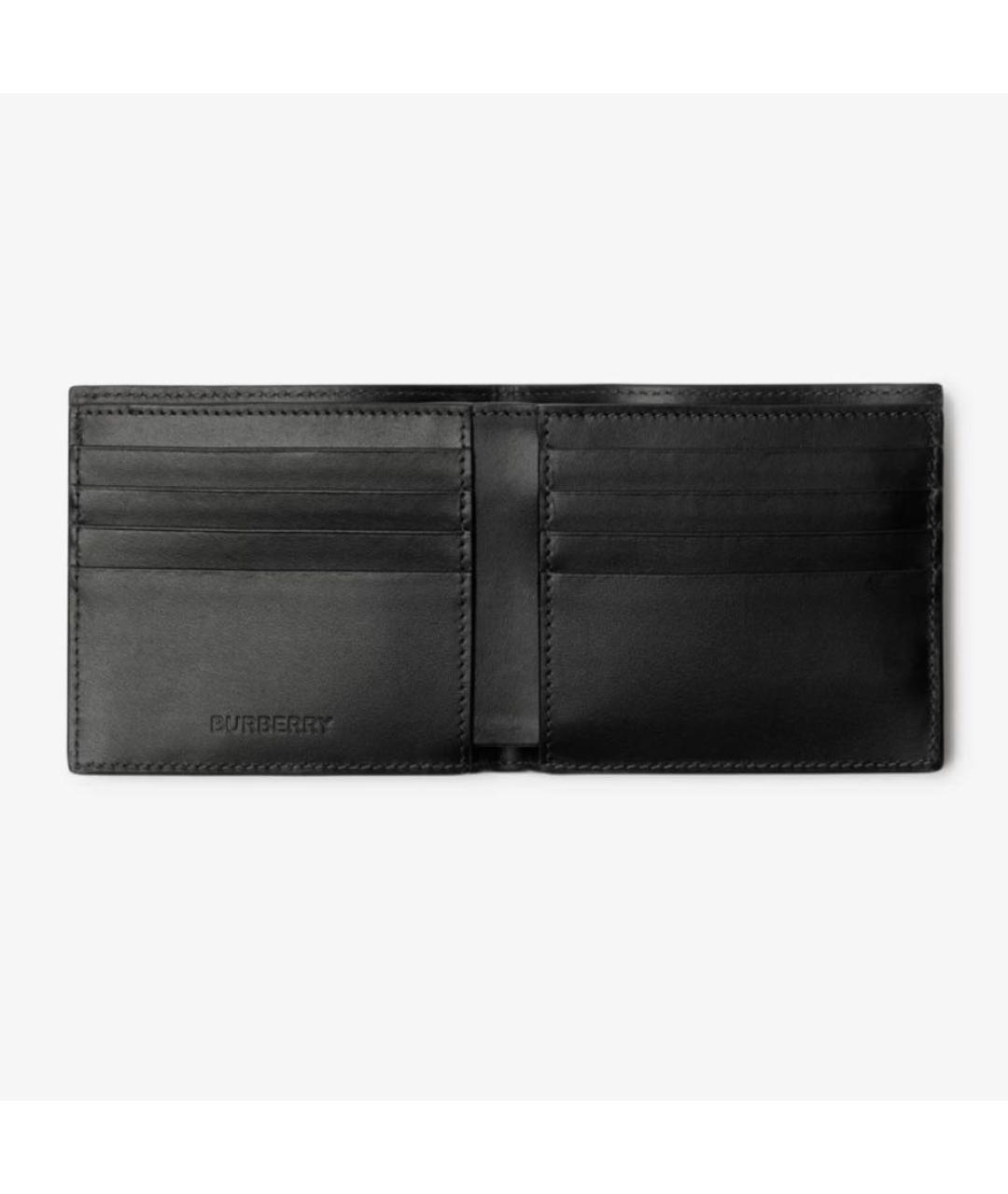 BURBERRY Антрацитовый кошелек, фото 2
