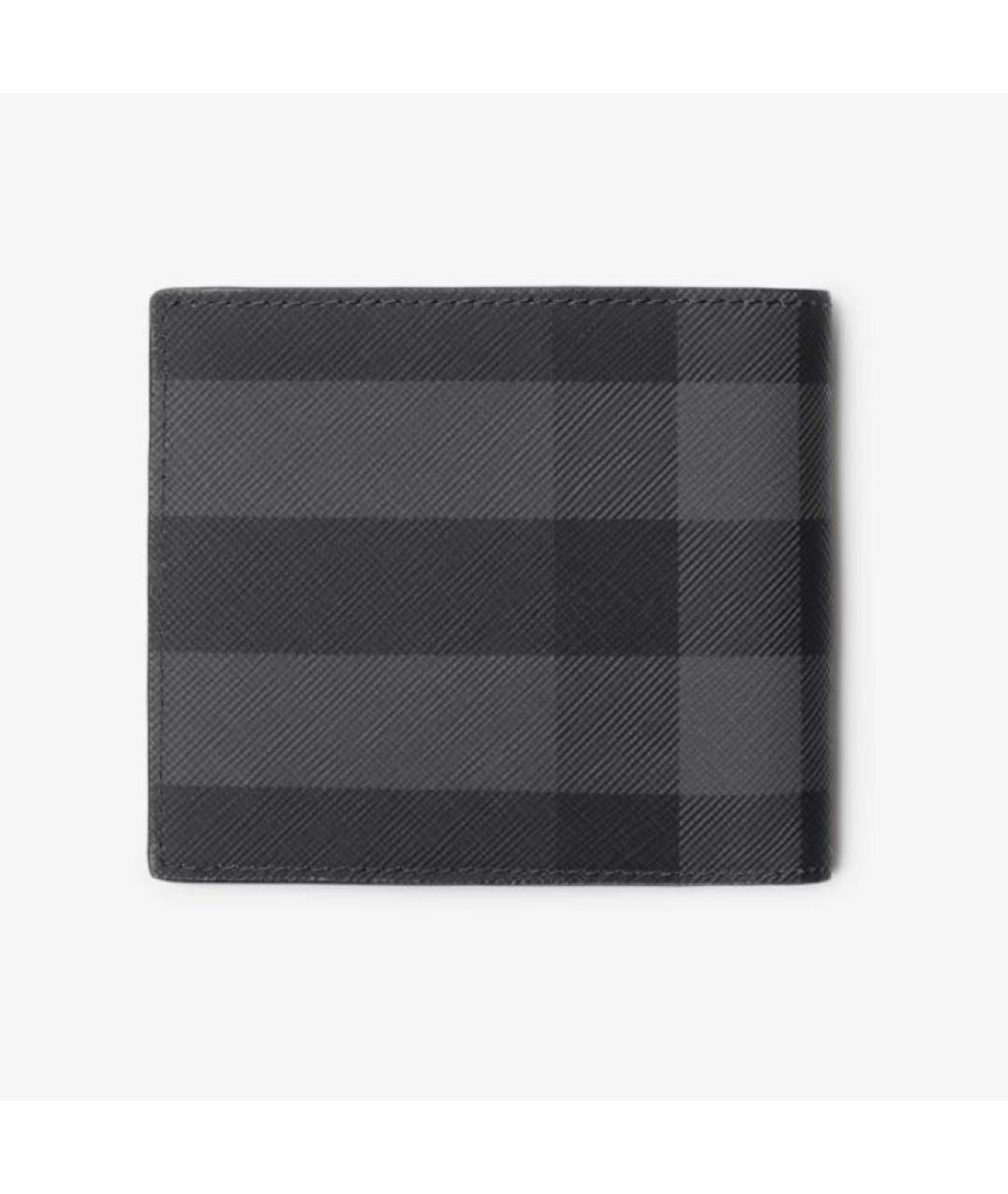 BURBERRY Антрацитовый кошелек, фото 3