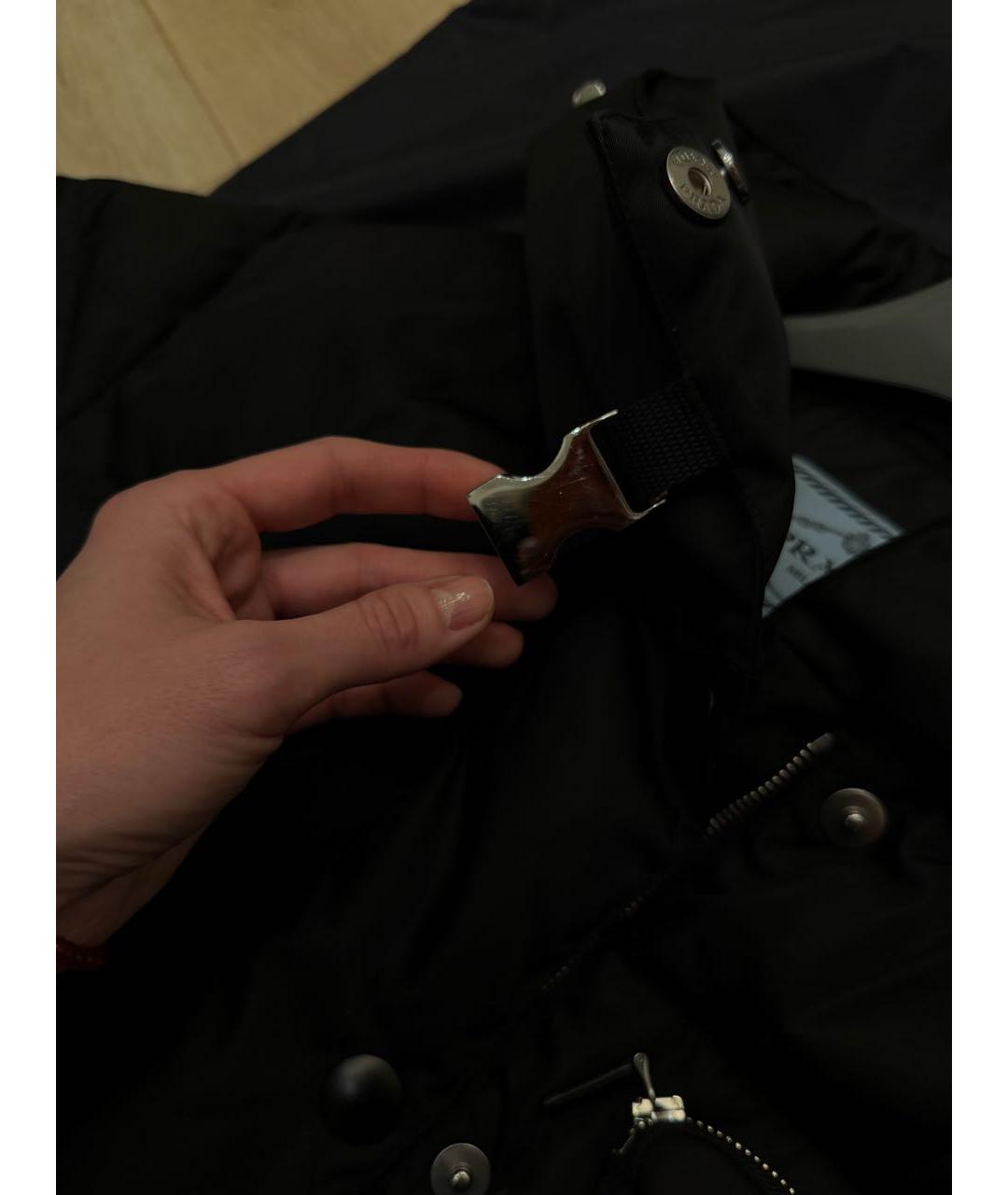 PRADA Черный хлопковый пуховик, фото 6