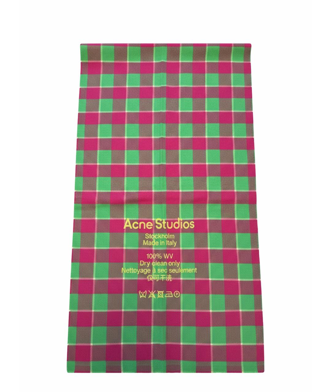 ACNE STUDIOS Мульти шерстяной шарф, фото 1