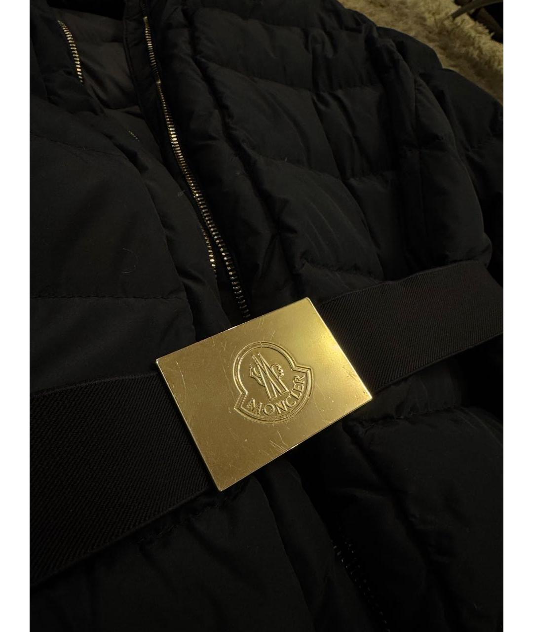 MONCLER Черная куртка, фото 2