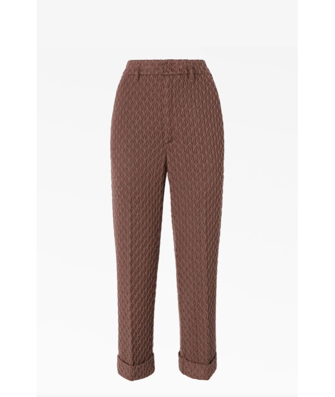 MISSONI Коричневые прямые брюки, фото 6