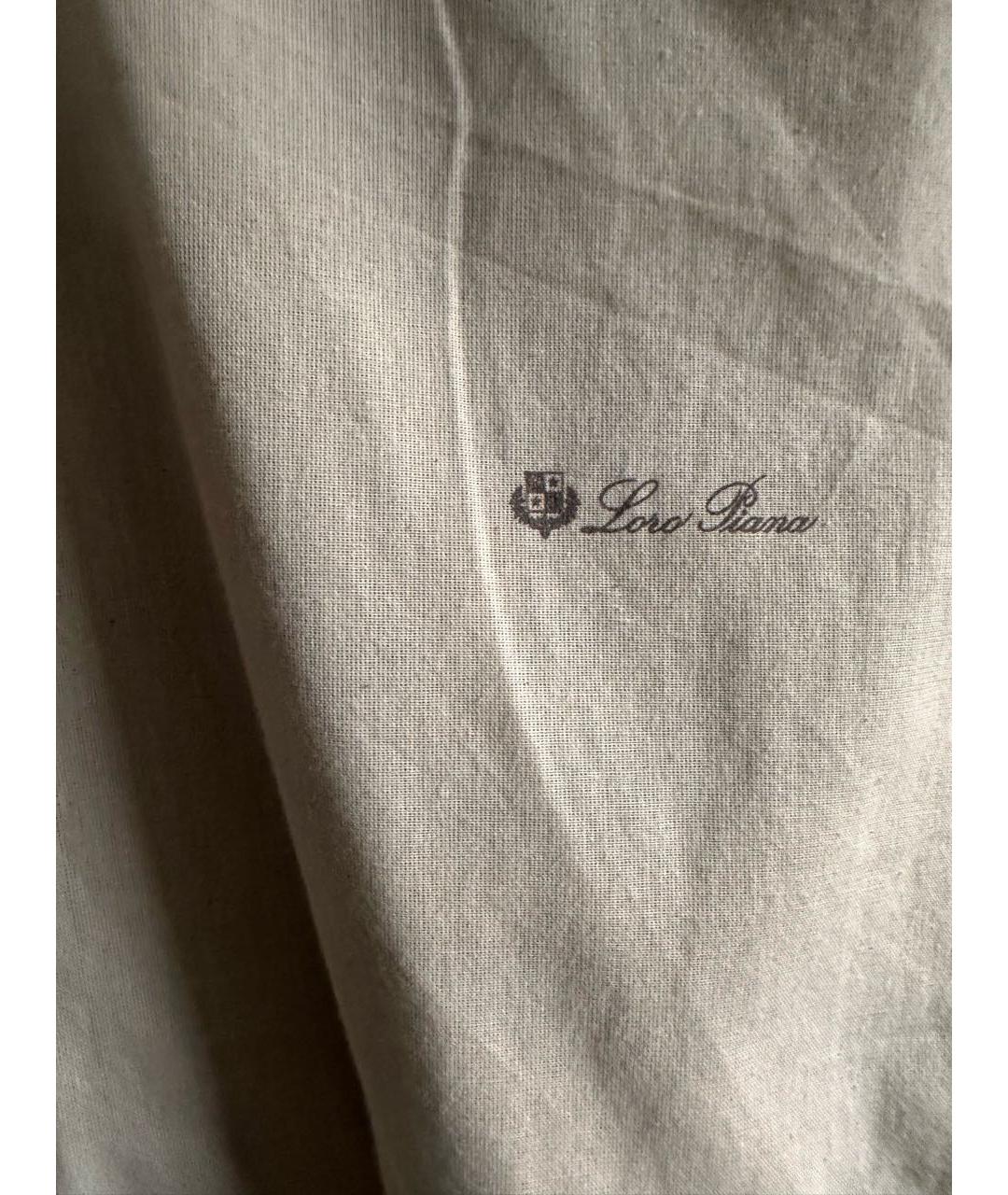 LORO PIANA Темно-синее шерстяное пальто, фото 8