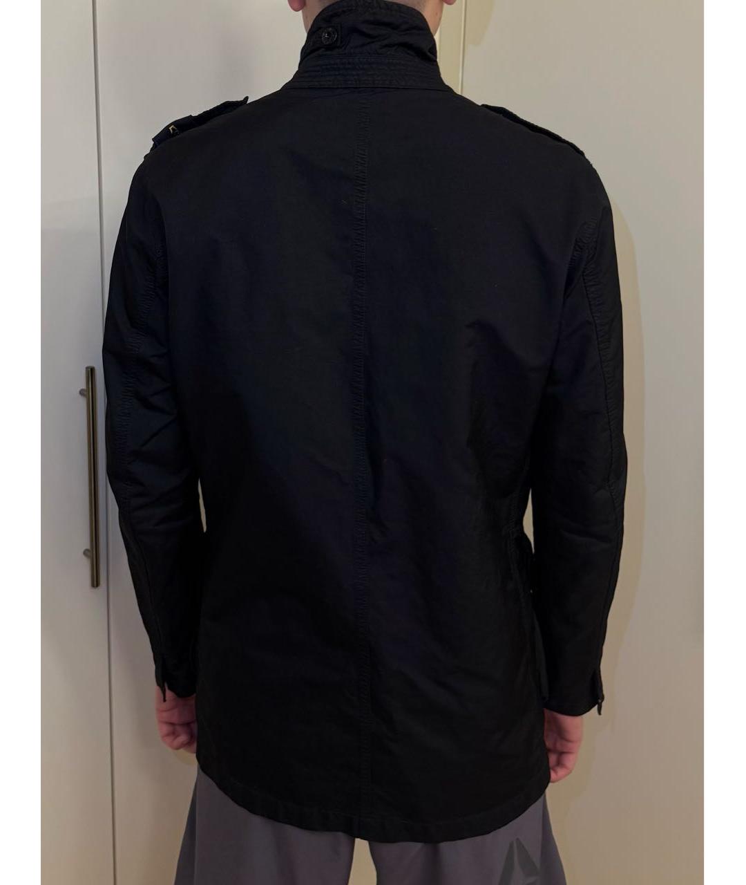 STONE ISLAND Черная полиэстеровая куртка, фото 2