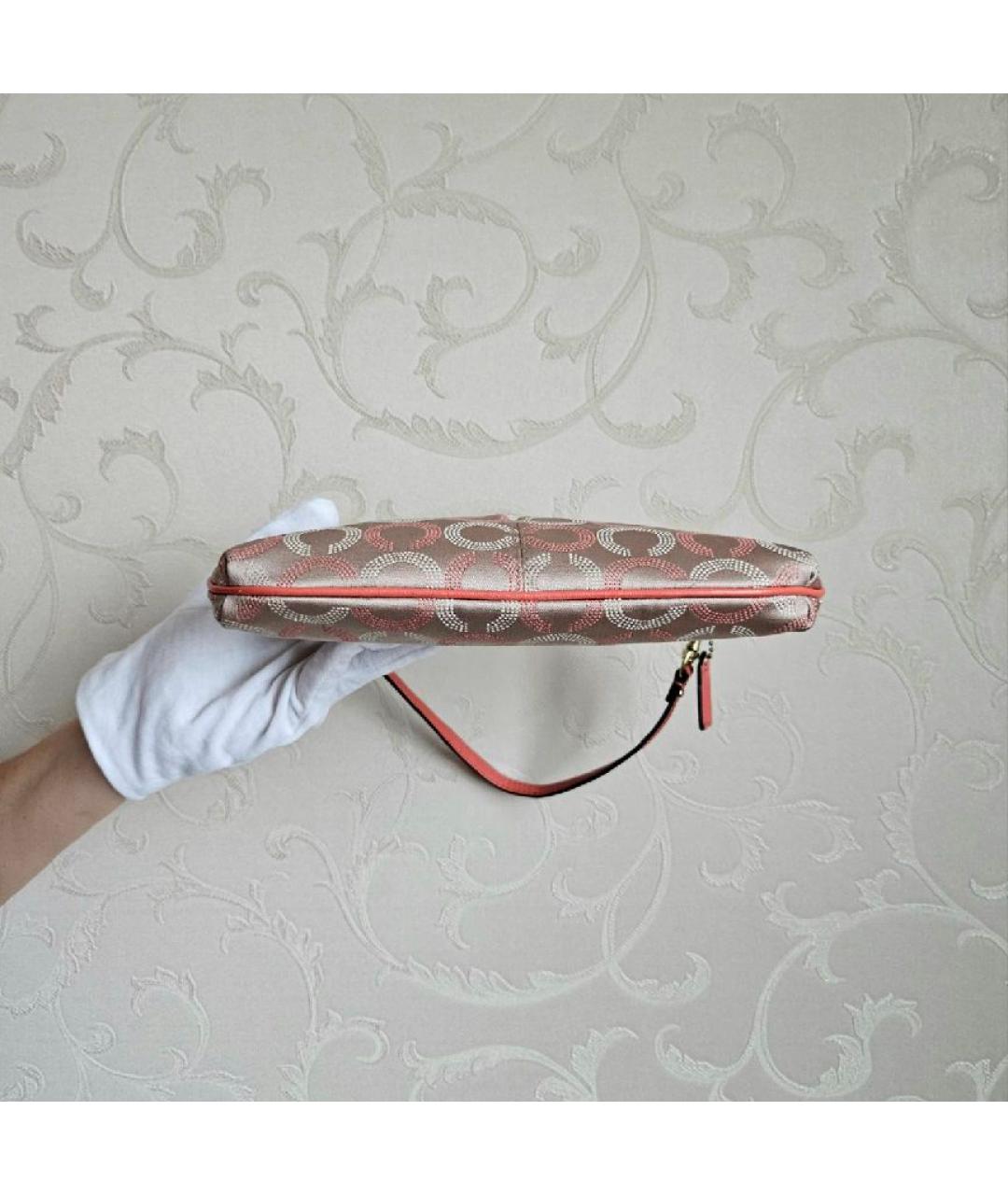 COACH Мульти тканевая сумка с короткими ручками, фото 4