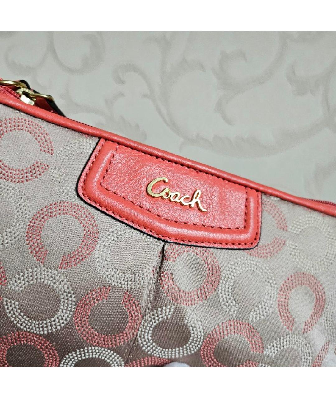 COACH Мульти тканевая сумка с короткими ручками, фото 5