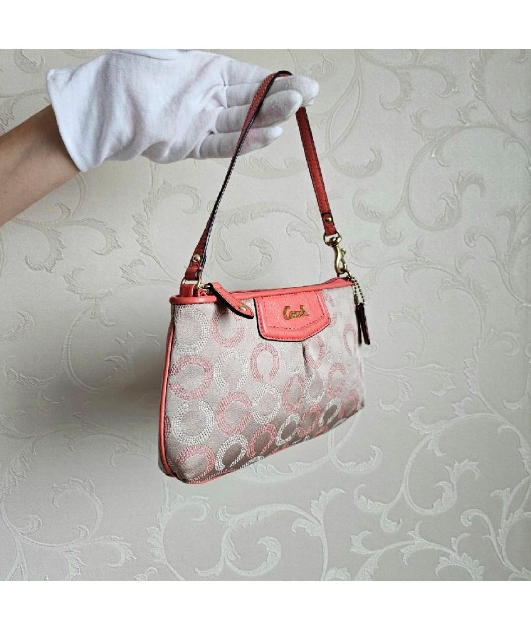 COACH Мульти тканевая сумка с короткими ручками, фото 3