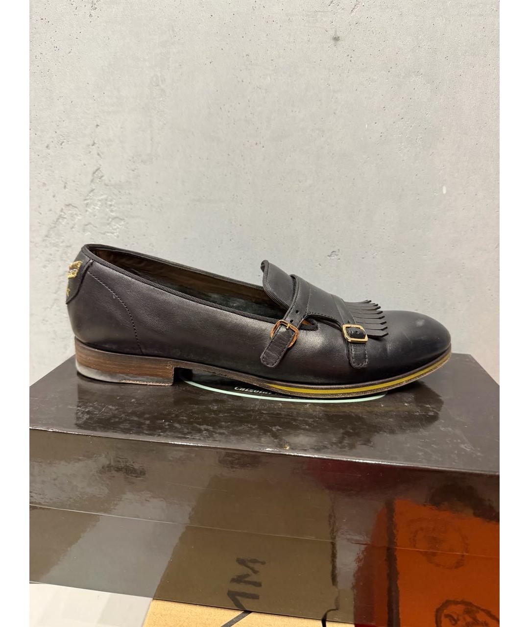 BARRACUDA Черные кожаные лоферы, фото 7