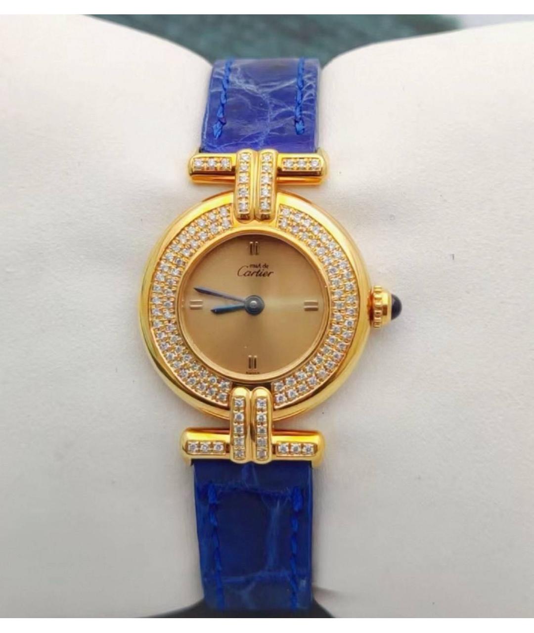 CARTIER Золотые часы, фото 3