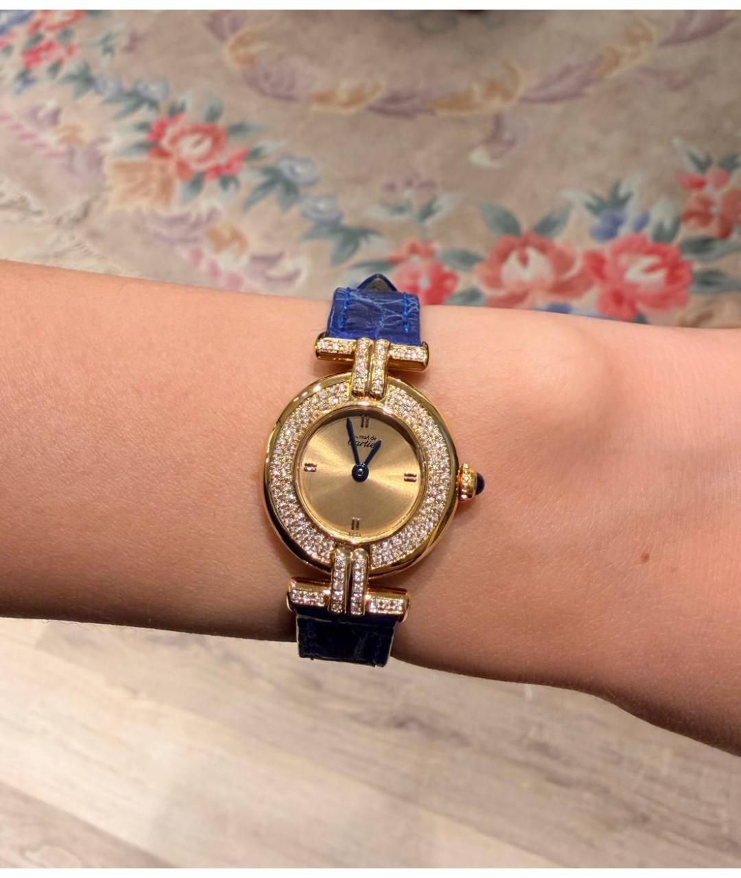 CARTIER Золотые часы, фото 2