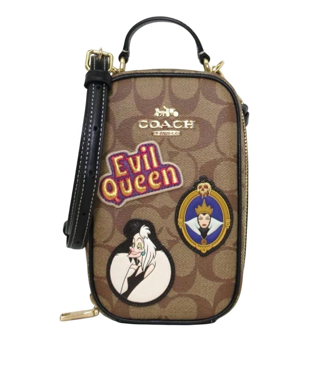 COACH Бежевая сумка через плечо, фото 1