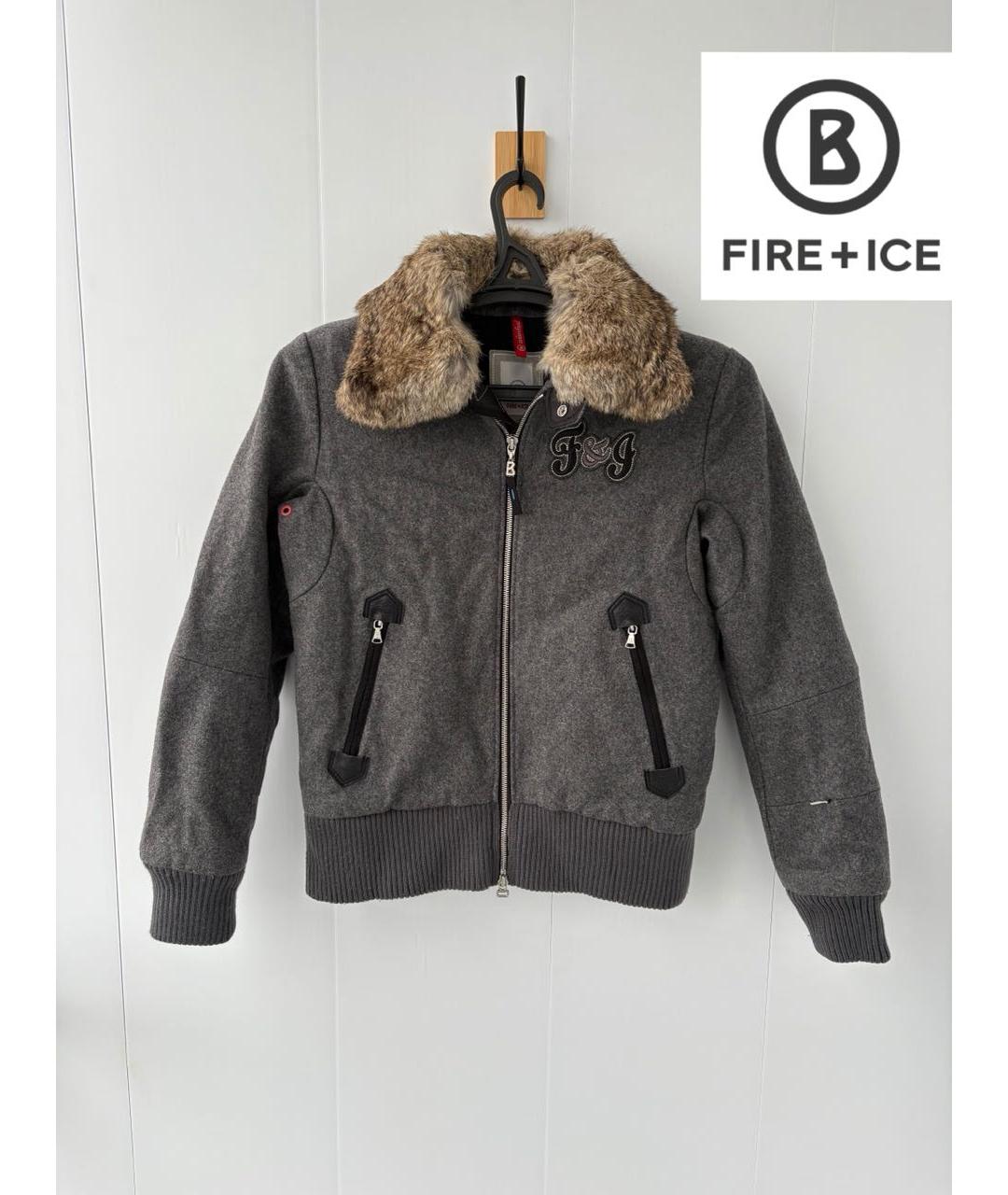 BOGNER Серая шерстяная куртка, фото 9